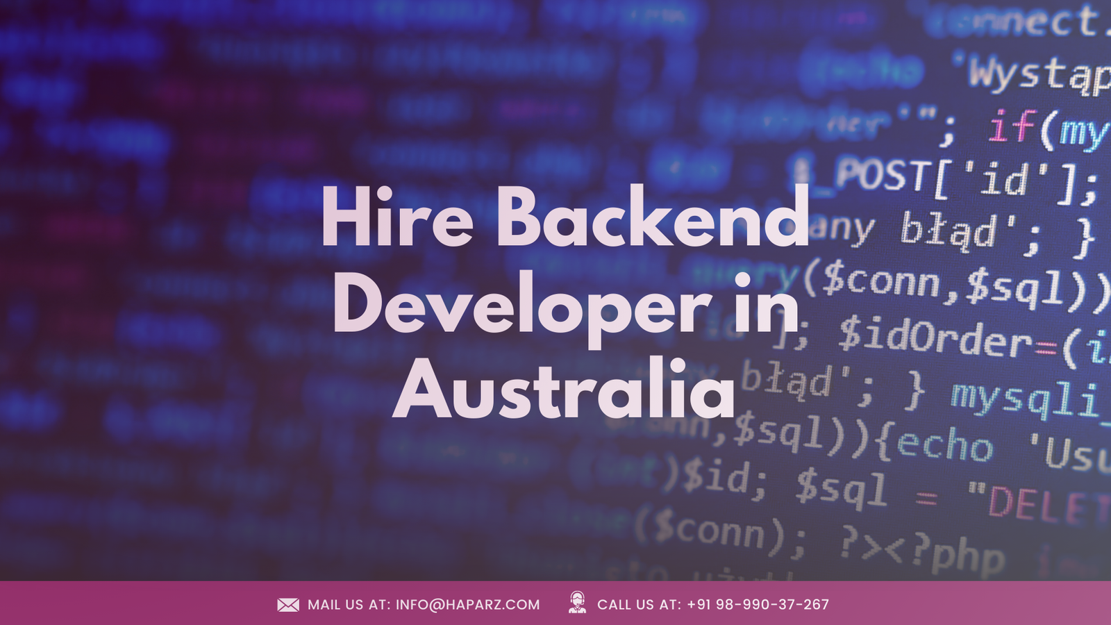 Hire Backend Developer in Australia
