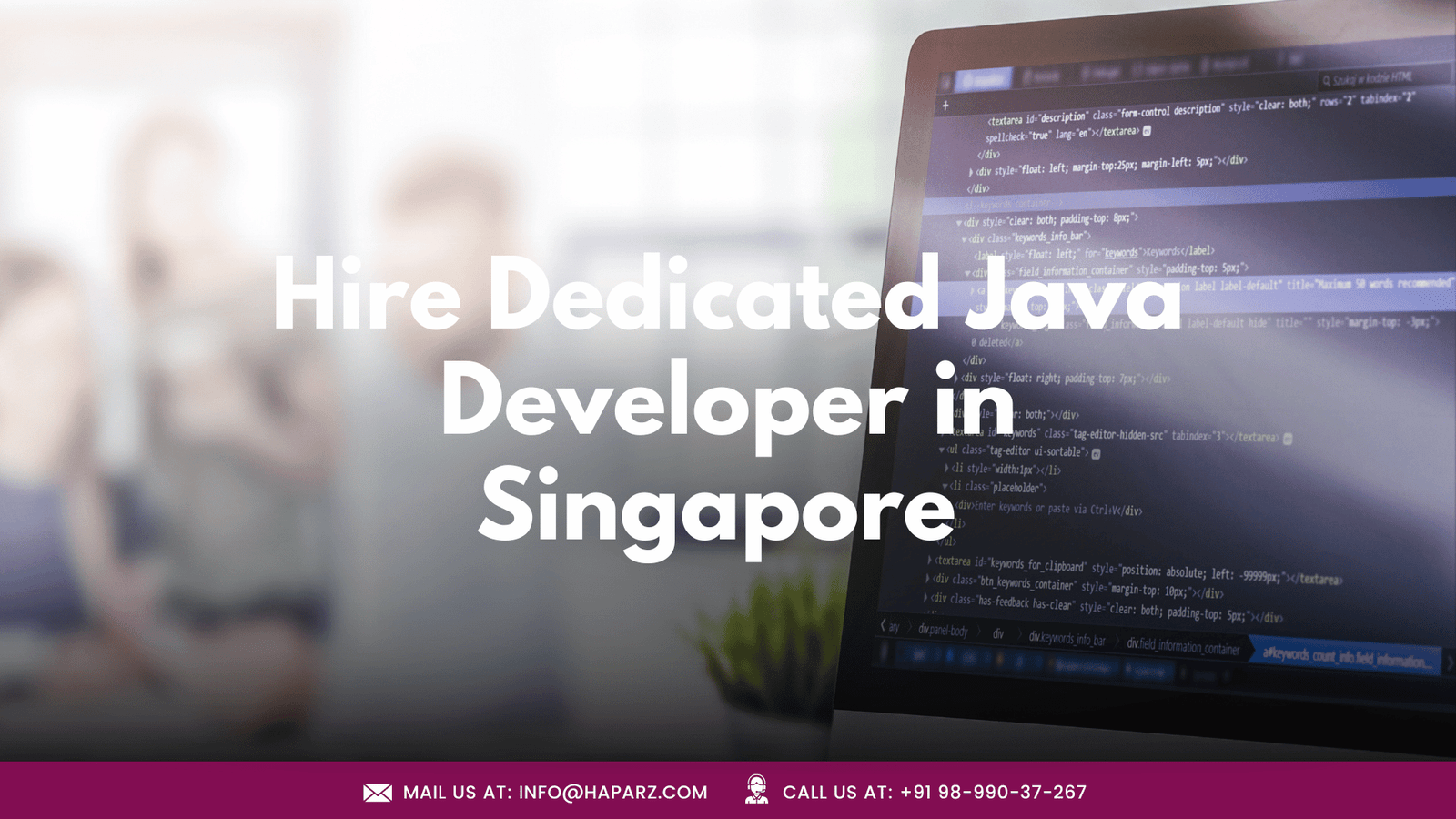 Hire dedicated Java Developer in Singapore