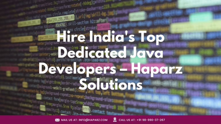 Hire Dedicated Java Developer in India